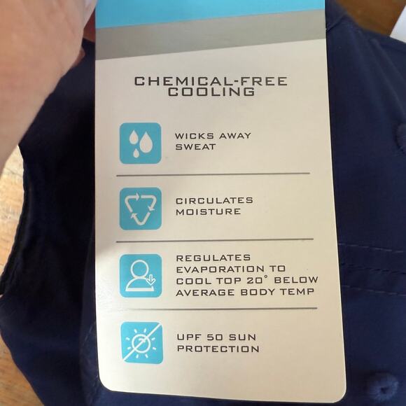 gocool Cooling Hat and Wristband Set OS Adjustable Sports Tennis Pickleball SPF - Picture 12 of 12